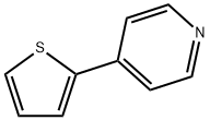4-(THIOPHEN-2-YL)PYRIDINE, 21298-54-4, 结构式