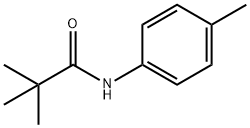 N-(对甲苯基)新戊酰胺, 21354-40-5, 结构式