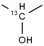 异丙醇-2-13C, 21388-65-8, 结构式
