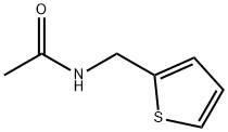 N-[(噻吩-2-基)甲基]乙酰胺, 21403-24-7, 结构式