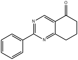 2-苯基-7,8-二氢喹唑啉-5(6H)-酮, 21599-31-5, 结构式