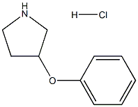 3-苯氧吡咯烷盐酸盐, 21767-15-7, 结构式