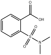 2-(二甲基氨磺酰)苯甲酸, 22185-11-1, 结构式