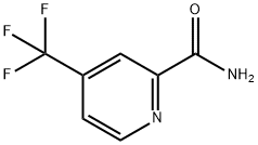 4-三氟甲基吡啶-2-甲酰胺, 22245-87-0, 结构式