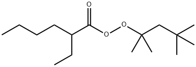 过氧化2-乙基己酸1,1,3,3-四甲基丁酯, 22288-43-3, 结构式