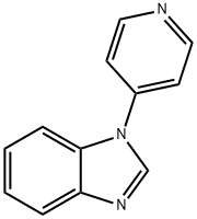 (9CI)-1-(4-吡啶)-1H-苯并咪唑, 22358-63-0, 结构式