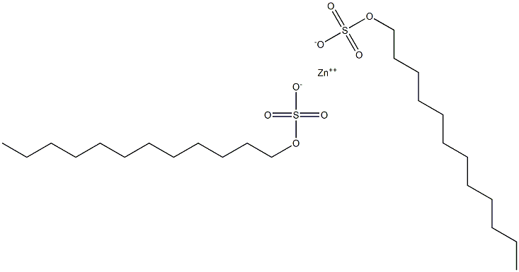 椰油醇硫酸酯锌, 22397-58-6, 结构式