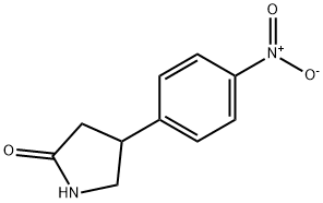 4-(4-硝基苯基)吡咯烷-2-酮, 22482-47-9, 结构式