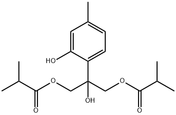 8-羥基-9,10-二異丁酰氧基麝香草酚, 22518-08-7, 結(jié)構(gòu)式