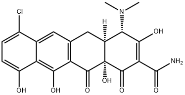 Anhydrodemeclocycline, 22688-73-9, 结构式