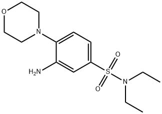 3-氨基-N,N-二乙基-4-(吗啉-4-基)苯并-1-磺酰胺, 22745-68-2, 结构式