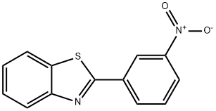 2-(3-硝基苯基)-苯并噻唑, 22868-33-3, 结构式