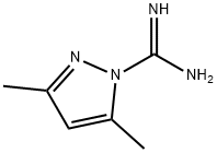 3,5-二甲基吡唑-1-甲脒, 22906-75-8, 结构式