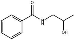 N-(2-羟基丙基)苯甲酰胺, 23054-66-2, 结构式