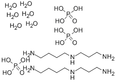 亚精胺 磷酸盐 六水合物, 23273-82-7, 结构式