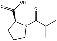 1-异丁酰基脯氨酸, 23500-16-5, 结构式