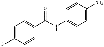 N-(4-氨基苯基)-4-氯苯甲酰胺, 23600-46-6, 结构式