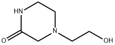 2-哌嗪酮, 4-(2-羟基乙基)-, 23936-04-1, 结构式