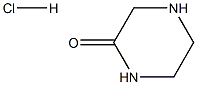 哌嗪-2-酮盐酸盐, 24123-06-6, 结构式