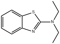 N,N-二乙基-2-苯并噻唑胺, 24255-48-9, 结构式