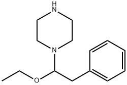 1-(Α-乙氧基苯乙基)哌嗪, 24475-54-5, 结构式