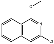 3-氯-1-甲氧基异喹啉, 24649-22-7, 结构式