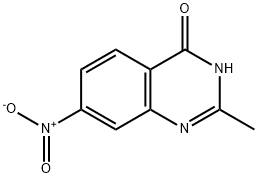 2-甲基-7-硝基喹唑啉-4-醇, 24688-29-7, 结构式