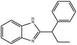 2-(1-苯基丙基)-1H-苯并咪唑, 24893-44-5, 结构式