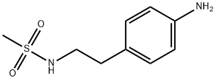 N-[2-(4-氨基苯基)乙基]甲磺酰胺, 24954-59-4, 结构式