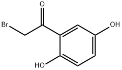 2-溴-1-(2,5-二羟基苯基)乙烷-1-酮, 25015-91-2, 结构式