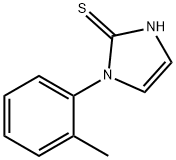 1-(O-甲苯基)-1H-咪唑-2-硫醇, 25372-14-9, 结构式