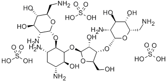 新霉素 B 硫酸盐, 25389-98-4, 结构式