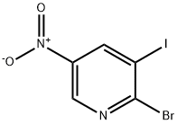 2-溴-3-碘-5-硝基吡啶, 25391-61-1, 结构式
