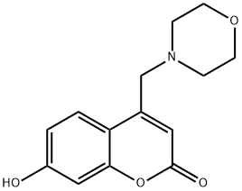 7-羟基-4-(吗啉甲基)-2H-氨基-2-酮, 25392-50-1, 结构式