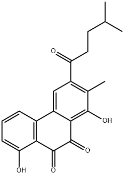 毛醌素, 25414-26-0, 结构式