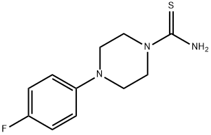 4-(4-氟苯基)哌嗪-1-碳硫酰胺, 25565-70-2, 结构式