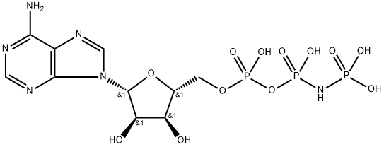 腺苷5′-(Β,Γ-酰亚胺)三磷酸盐 锂盐 水合物, 25612-73-1, 结构式