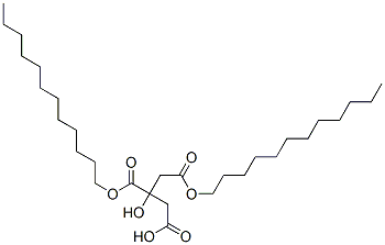 二月桂醇檸檬酸酯, 25637-88-1, 結(jié)構(gòu)式