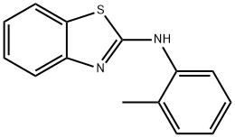 N-(2-甲基苯基)-1,3-苯并噻唑-2-胺, 25717-12-8, 结构式
