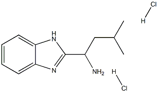 1-(1H-1,3-苯并咪唑-2-基)-3-甲基丁-1-胺二盐酸盐, 25810-67-7, 结构式