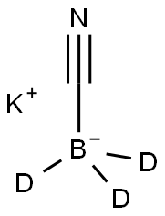 氰基硼氘化钾, 25895-63-0, 结构式