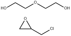环氧树脂(环氧氯丙烷和二乙二醇), 25928-94-3, 结构式