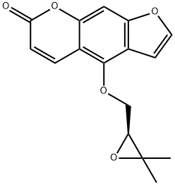 (S)-(-)-氧化前胡素, 26091-73-6, 结构式