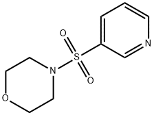 4-(砒啶-3-基磺酰)吗啉, 26103-48-0, 结构式