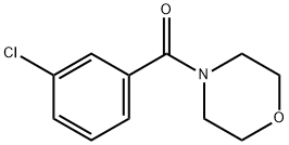 4-(3-氯苯甲酰基)吗啉, 26162-86-7, 结构式