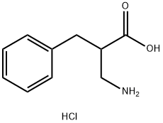 3-氨基-2-苄基丙酸盐酸盐, 26250-89-5, 结构式