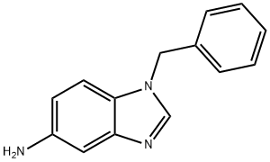 1-苄基-1H-苯并咪唑-5-胺, 26530-89-2, 结构式