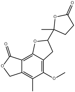 Mycophenolic Lactone Ether, 26693-54-9, 結(jié)構(gòu)式