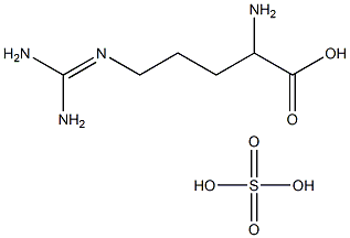 聚-L-精氨酸 硫酸盐, 26700-68-5, 结构式
