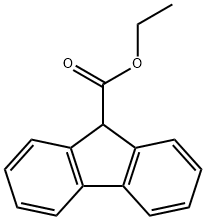 9H-芴-9-甲酸乙酯, 26878-12-6, 结构式